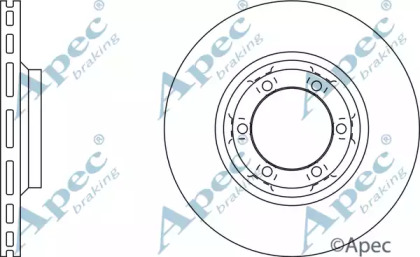 Тормозной диск APEC braking DSK730