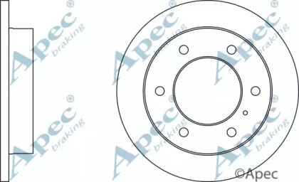 Тормозной диск APEC braking DSK731