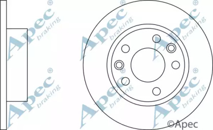 Тормозной диск APEC braking DSK735