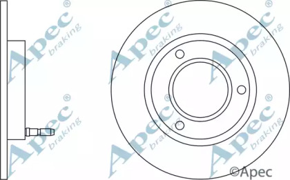 Тормозной диск APEC braking DSK760