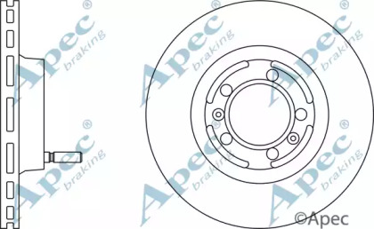 Тормозной диск APEC braking DSK764