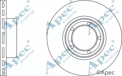 Тормозной диск APEC braking DSK766