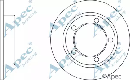 Тормозной диск APEC braking DSK768