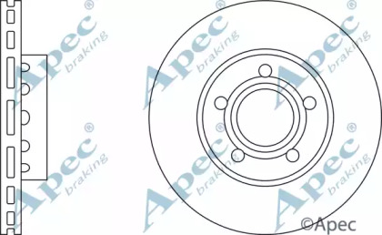 Тормозной диск APEC braking DSK769