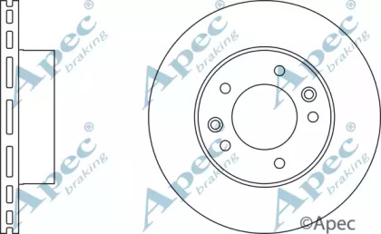 Тормозной диск APEC braking DSK770