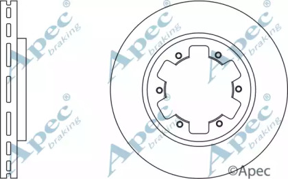 Тормозной диск APEC braking DSK772