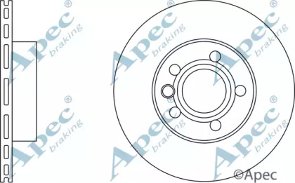 Тормозной диск APEC braking DSK779