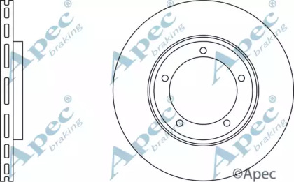 Тормозной диск APEC braking DSK783