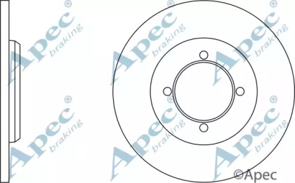 Тормозной диск APEC braking DSK792