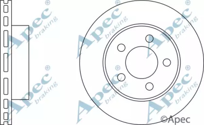 Тормозной диск APEC braking DSK795