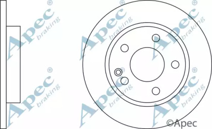 Тормозной диск APEC braking DSK800