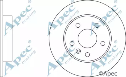 Тормозной диск APEC braking DSK806