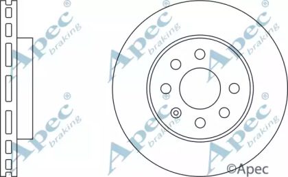 Тормозной диск APEC braking DSK818