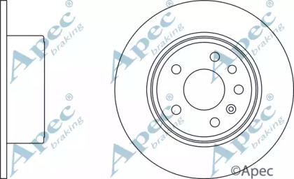 Тормозной диск APEC braking DSK820