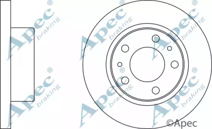 Тормозной диск APEC braking DSK823