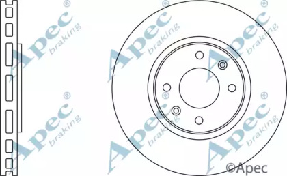 Тормозной диск APEC braking DSK837