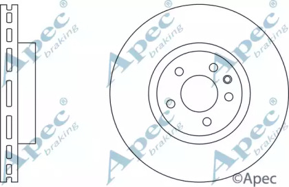 Тормозной диск APEC braking DSK904