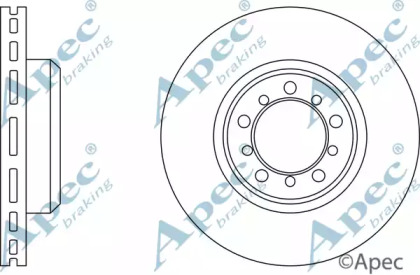 Тормозной диск APEC braking DSK905