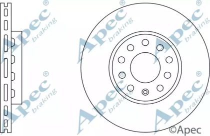 Тормозной диск APEC braking DSK911