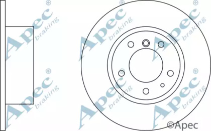 Тормозной диск APEC braking DSK914