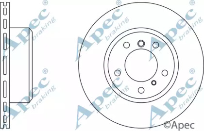 Тормозной диск APEC braking DSK915