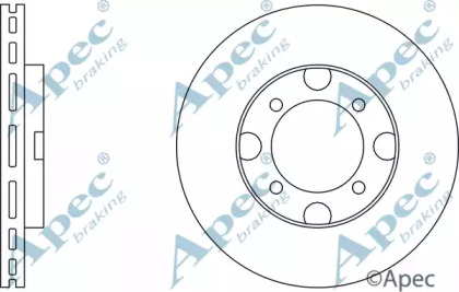 Тормозной диск APEC braking DSK211