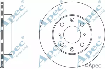 Тормозной диск APEC braking DSK214