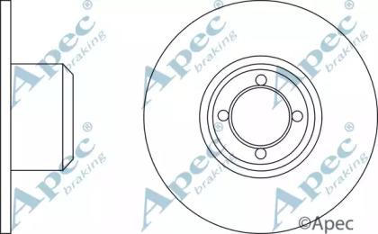 Тормозной диск APEC braking DSK222