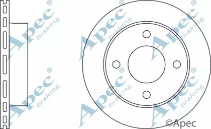 Тормозной диск APEC braking DSK235