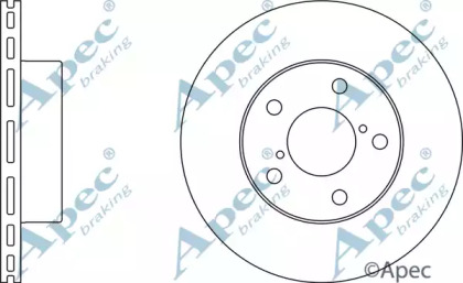 Тормозной диск APEC braking DSK241