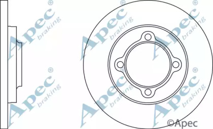 Тормозной диск APEC braking DSK244