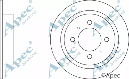 Тормозной диск APEC braking DSK246