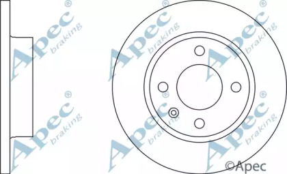 Тормозной диск APEC braking DSK247