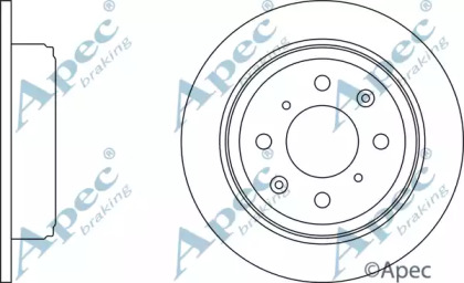 Тормозной диск APEC braking DSK252