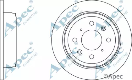 Тормозной диск APEC braking DSK257