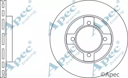 Тормозной диск APEC braking DSK258