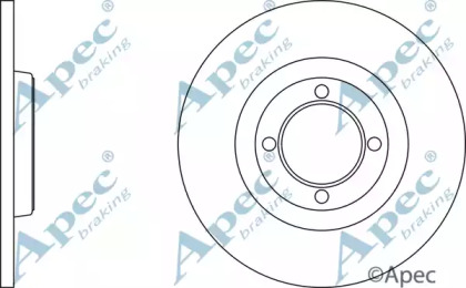 Тормозной диск APEC braking DSK272