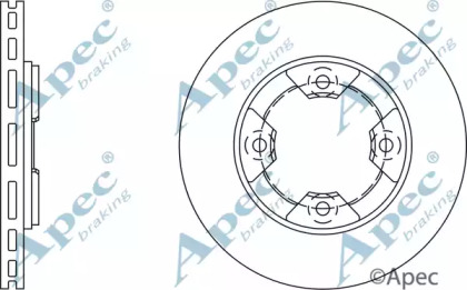 Тормозной диск APEC braking DSK273