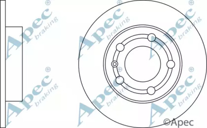 Тормозной диск APEC braking DSK274