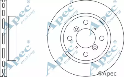 Тормозной диск APEC braking DSK277