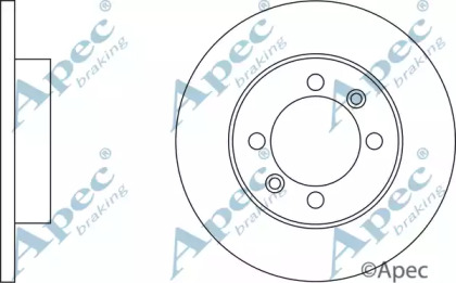 Тормозной диск APEC braking DSK279