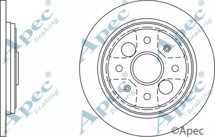 Тормозной диск APEC braking DSK283