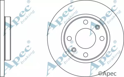 Тормозной диск APEC braking DSK290