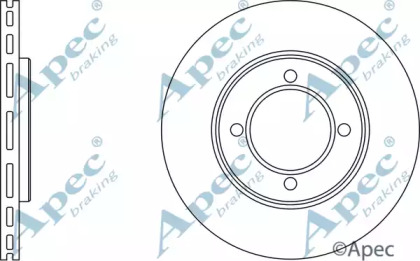 Тормозной диск APEC braking DSK291