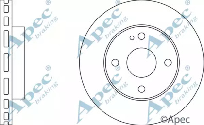 Тормозной диск APEC braking DSK303