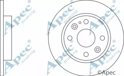 Тормозной диск APEC braking DSK304