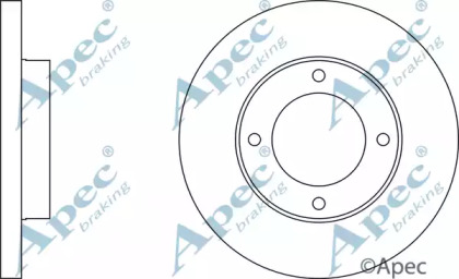 Тормозной диск APEC braking DSK305