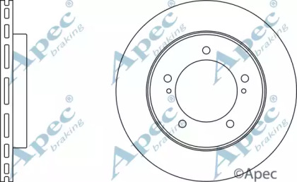 Тормозной диск APEC braking DSK308