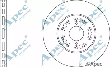 Тормозной диск APEC braking DSK313