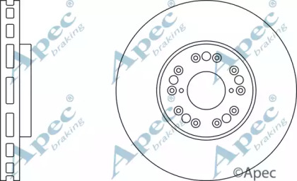 Тормозной диск APEC braking DSK316